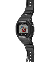 Godspeed Skele Chrono black, case back detail with Godspeed G logo