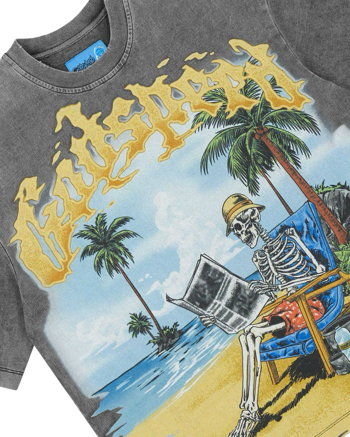Godspeed Skeleton Beach II NG Tee Grey Wash