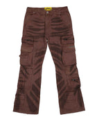 Godspeed Skidrow Flared Cargo Denim Pants Clay