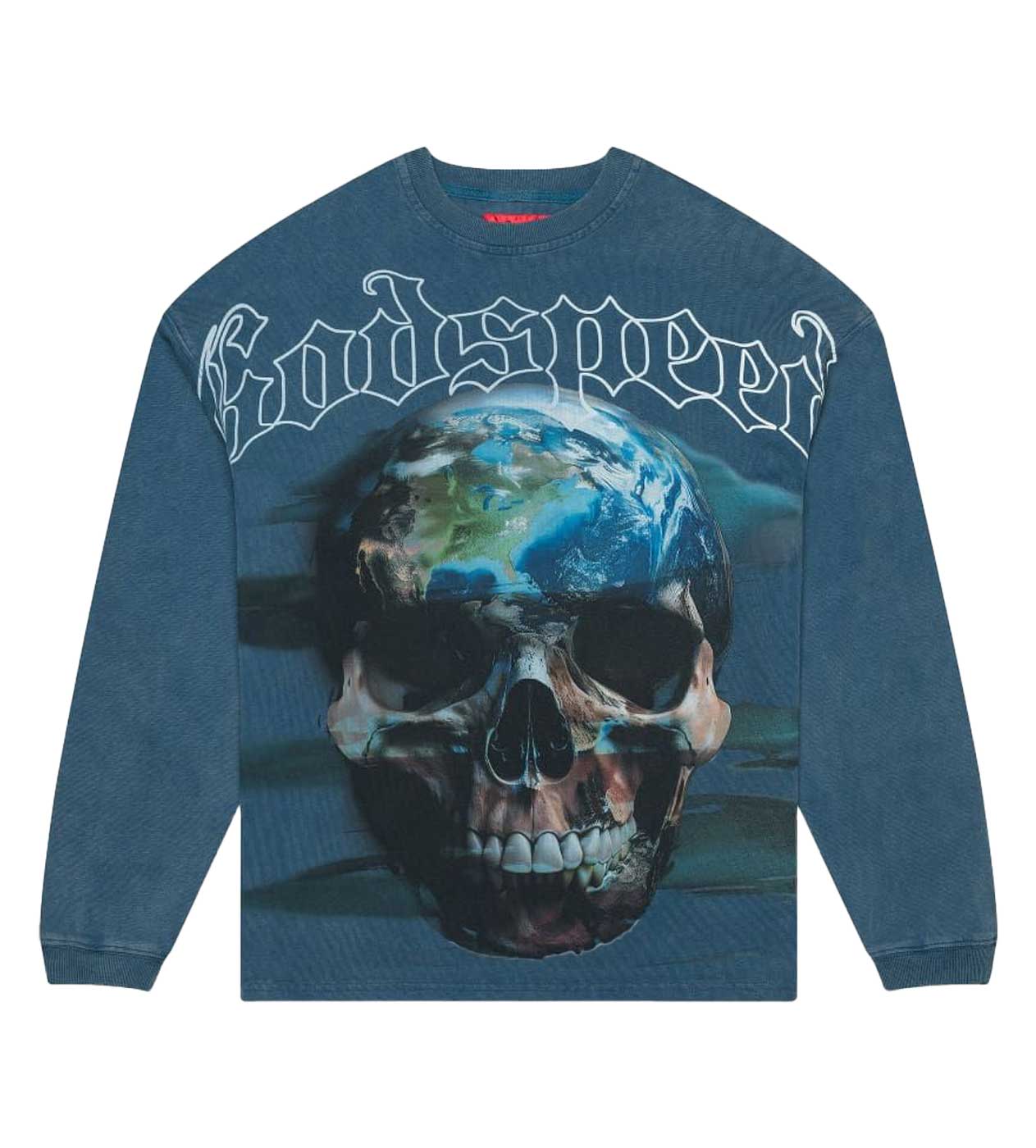 Godspeed Sklobe L/S Tee Washed Blue