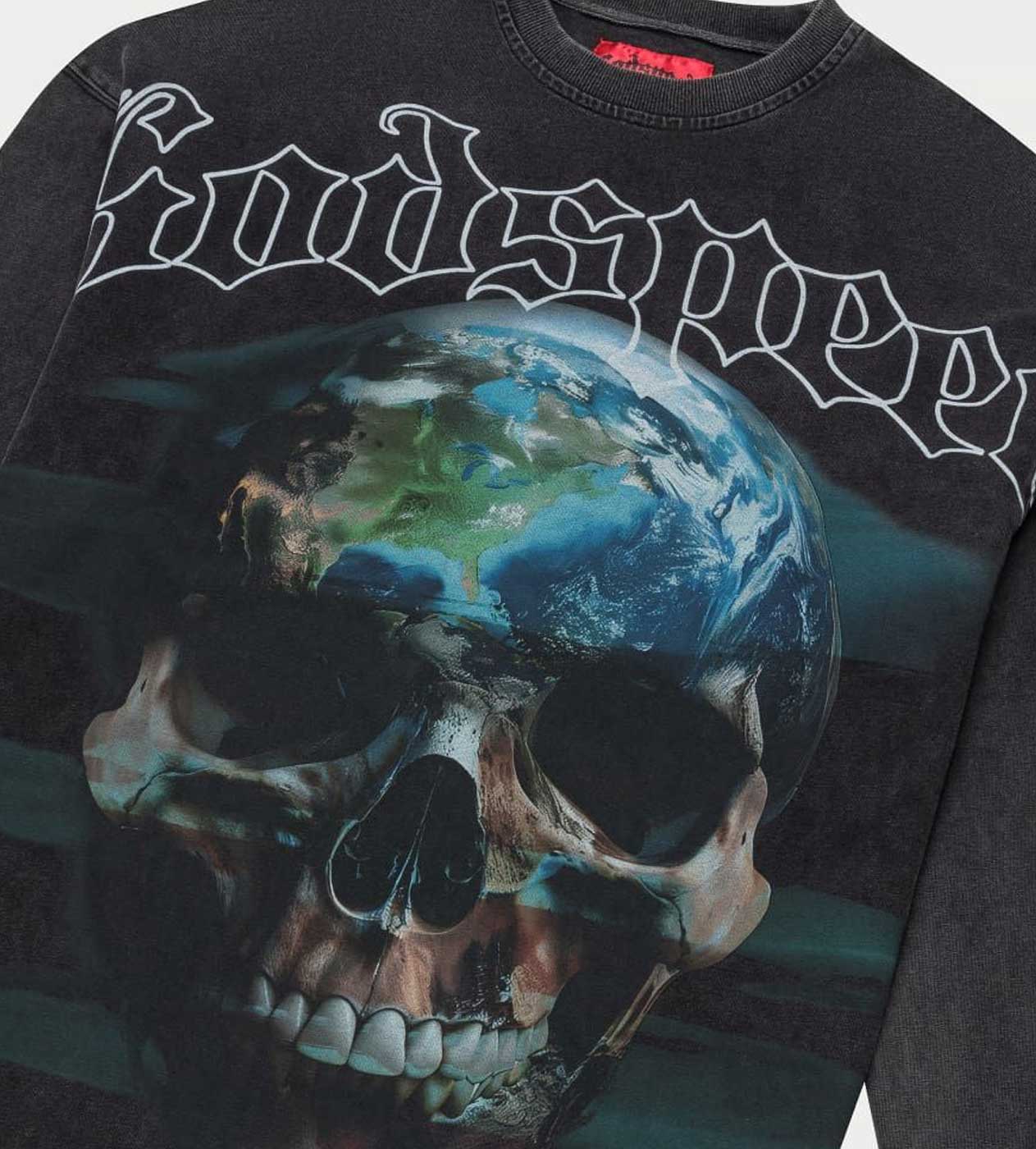 Godspeed Sklobe L/S Tee Washed Grey