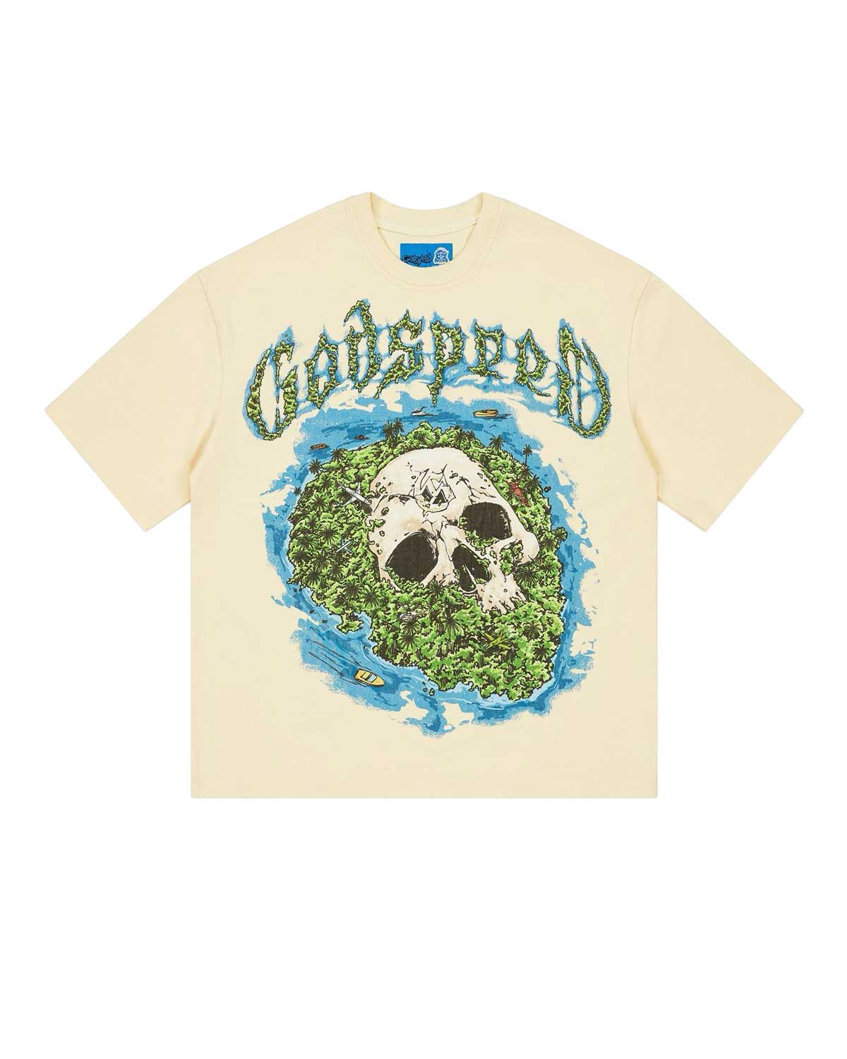 Godspeed Skull Island II Tee Bone