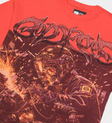 Godspeed Steel Sharpens Steel Tee Red
