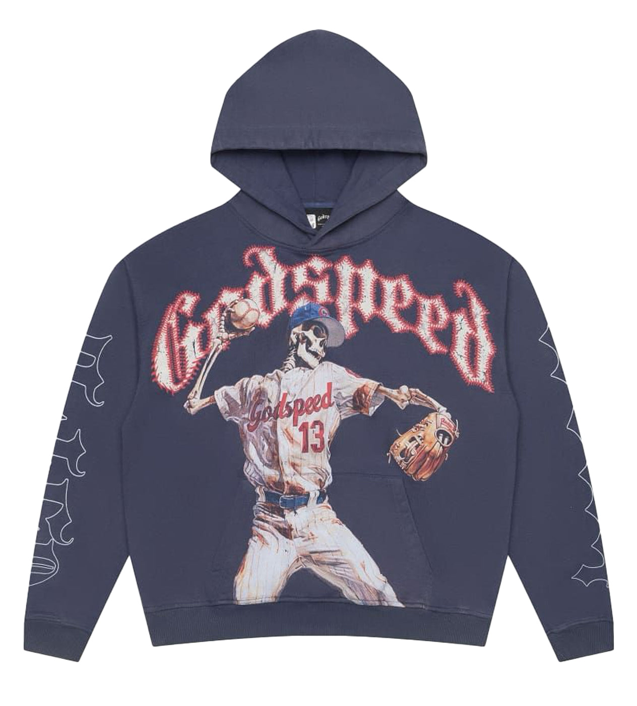 Godspeed Strike Hoodie Washed Navy