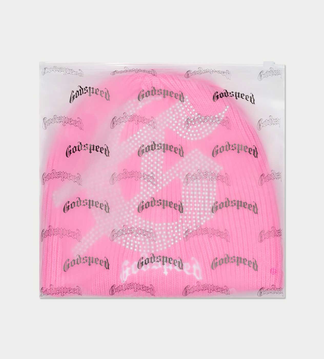 Godspeed Studded Beanie Pink