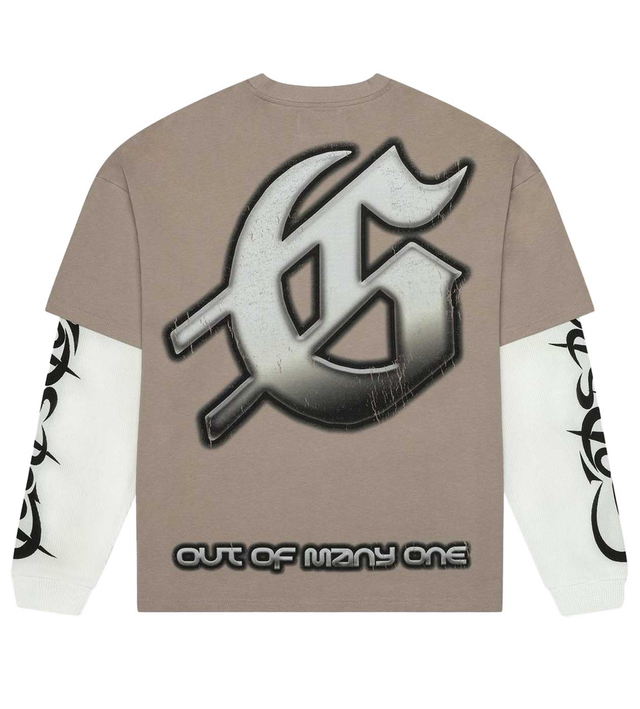 Godspeed Sunken Liberty 2 Layered Tee Stone Grey
