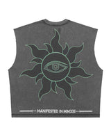 Godspeed Sunken Liberty Sleeveless Tee Grey Wash