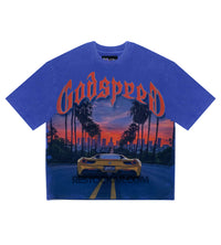 Godspeed Sunset Blvd Tee Blue
