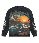 Godspeed Sunset Drift L/S Tee Black