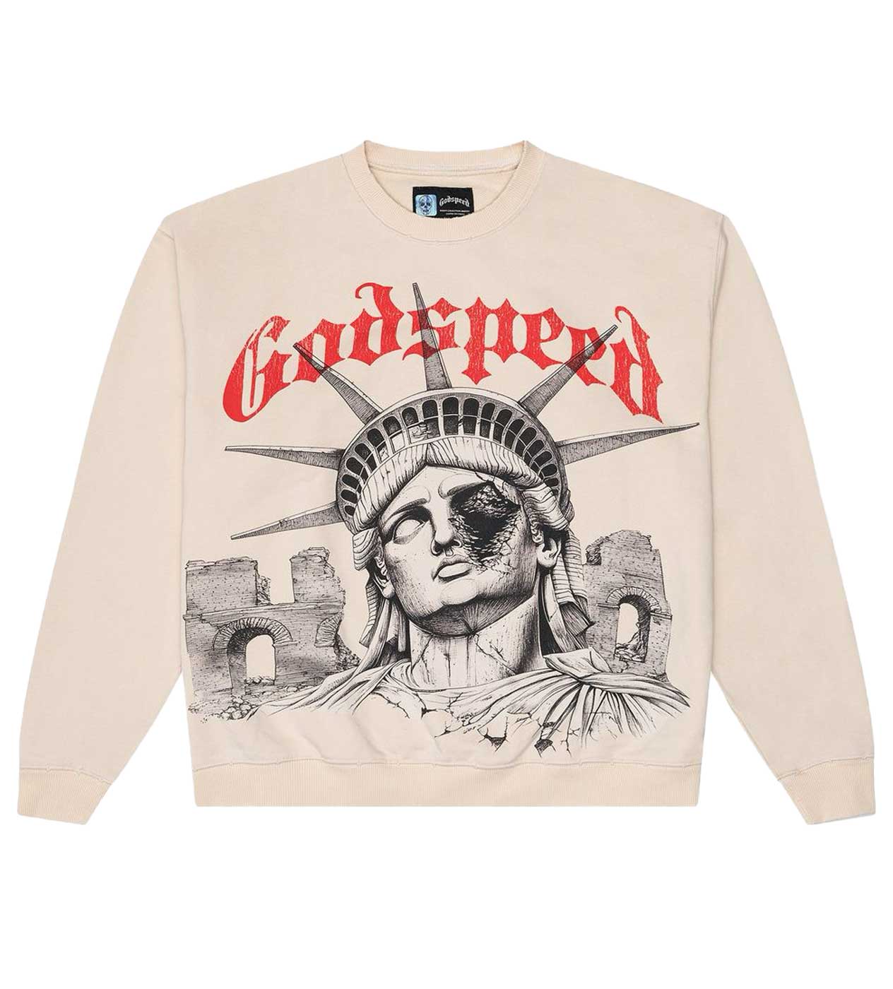 Godspeed ROME Sweatshirt Bone – Restock AR