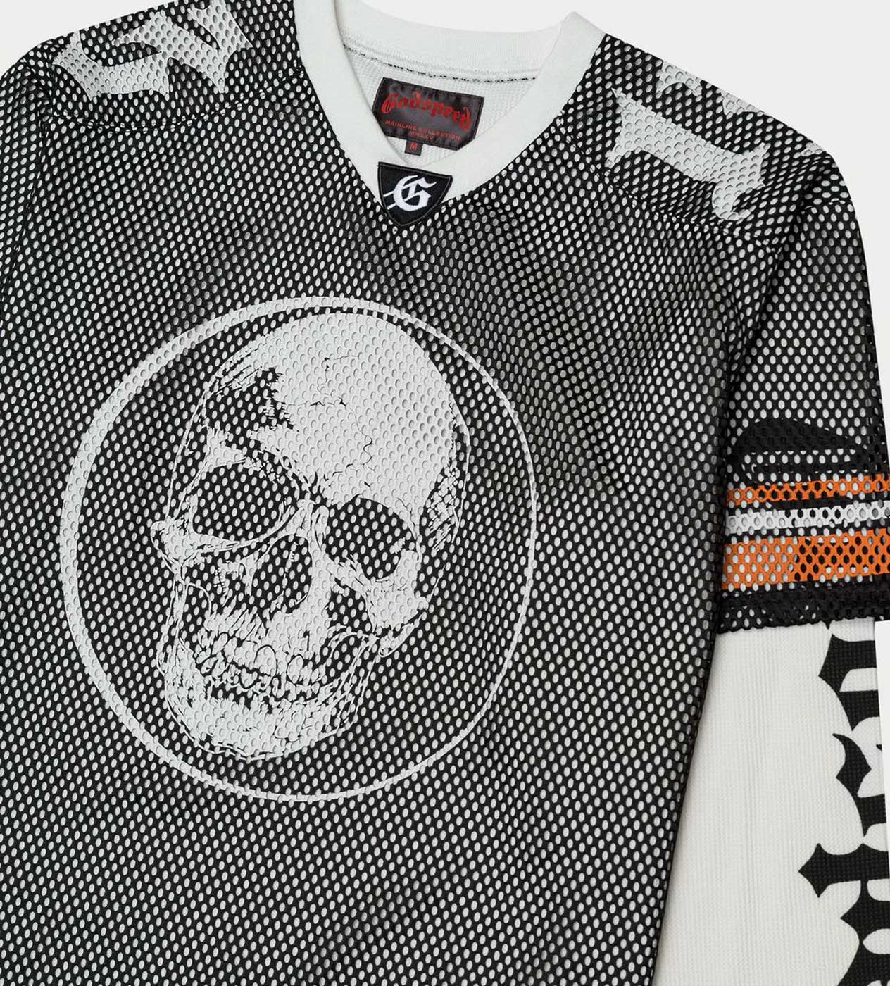 Godspeed TD Layered Jersey Black/White/Orange