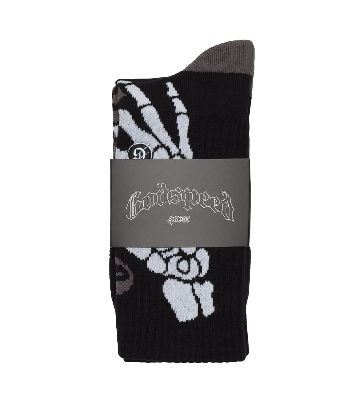 Godspeed Ten Toes Down Socks Black/Grey