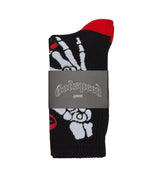 Godspeed Ten Toes Down Socks Black/Red