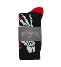 Godspeed Ten Toes Down Socks Black/Red