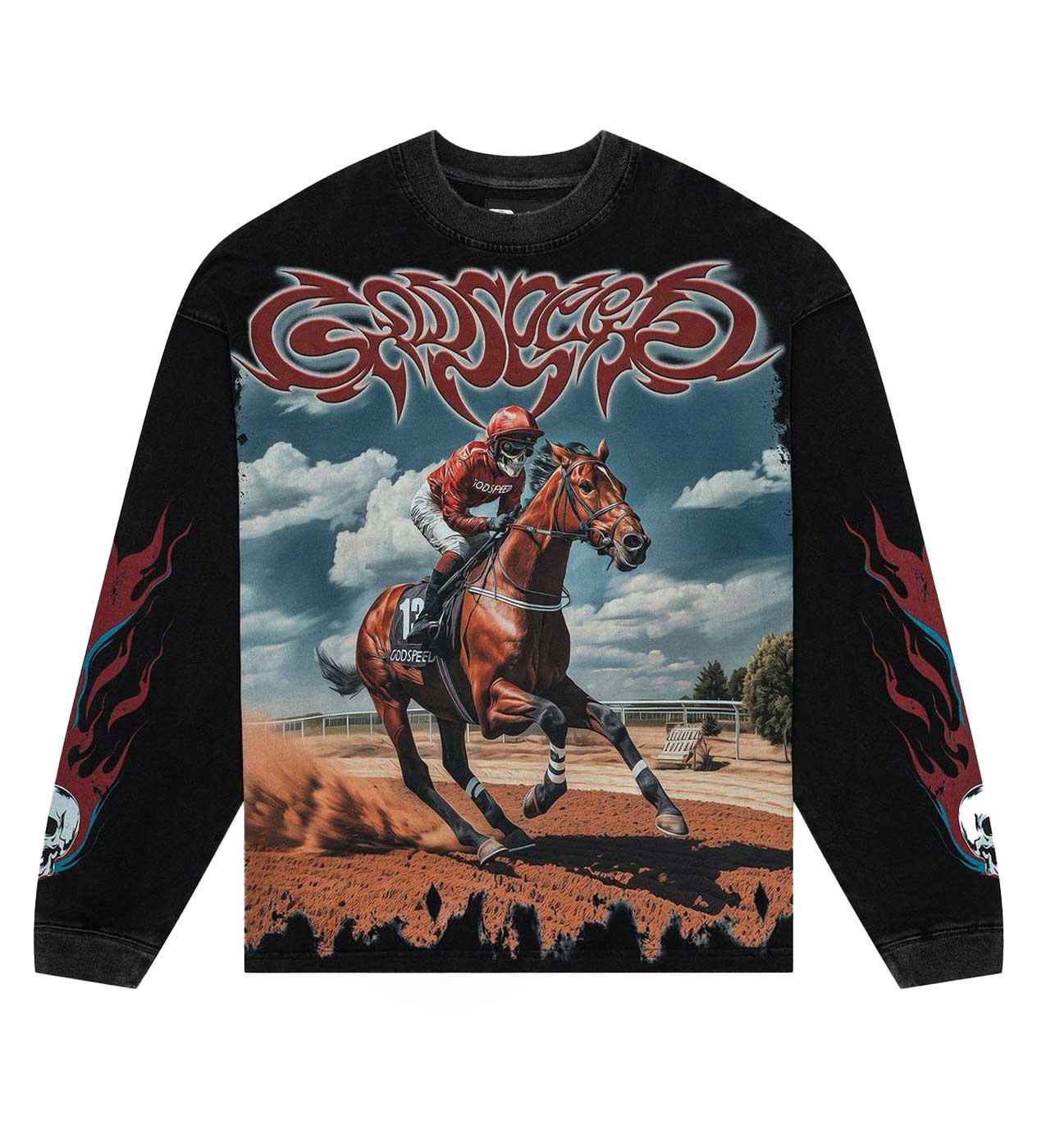 Godspeed Thorough L/S Tee Black Wash