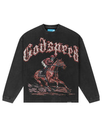 Godspeed Thoroughbred NG L/S Tee Black