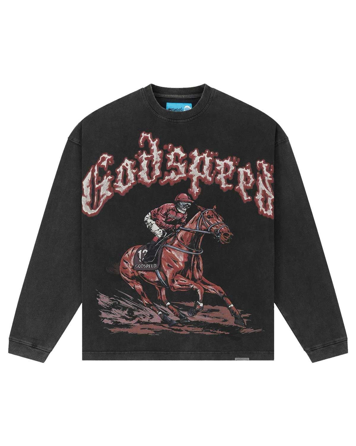 Godspeed Thoroughbred NG L/S Tee Black