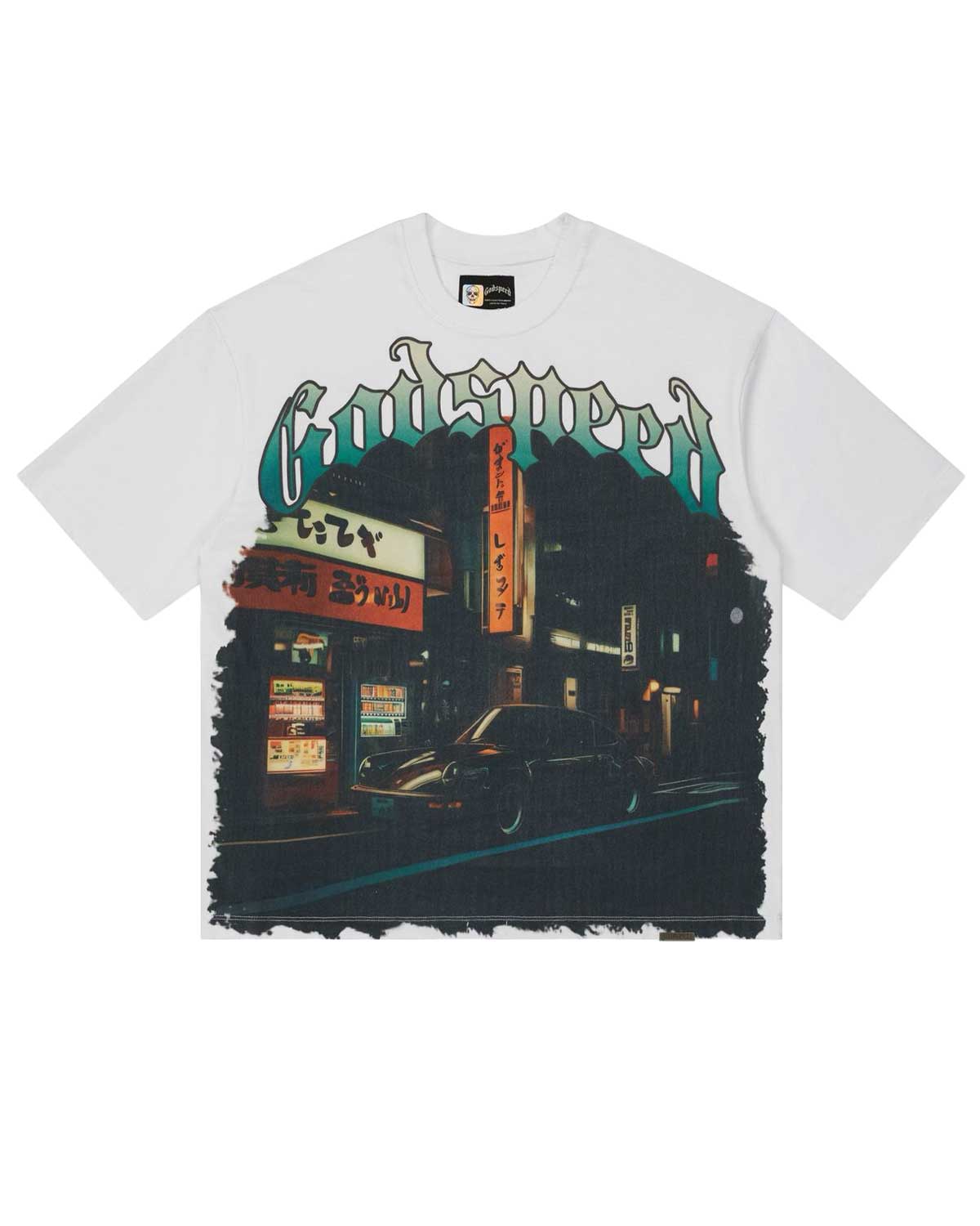 Godspeed Tokyo Pitstop Tee White