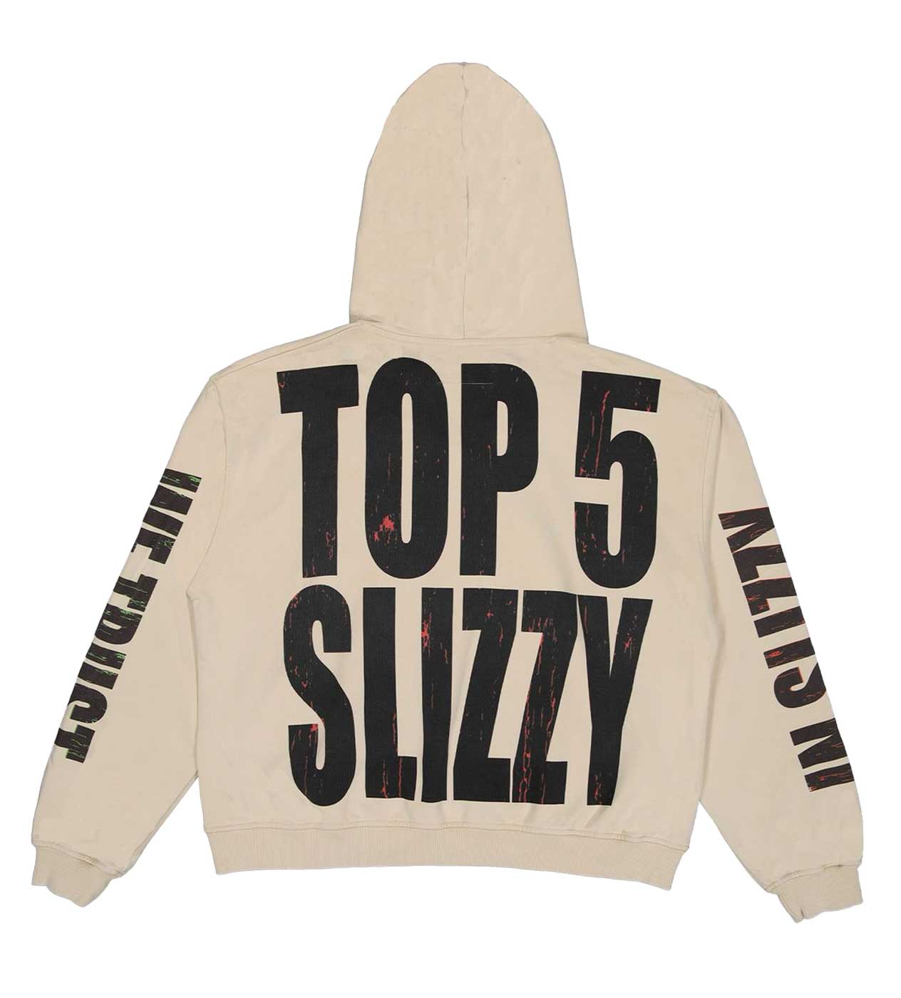 Godspeed Top 5 Slizzy VVS Hoodie Bone – Restock AR