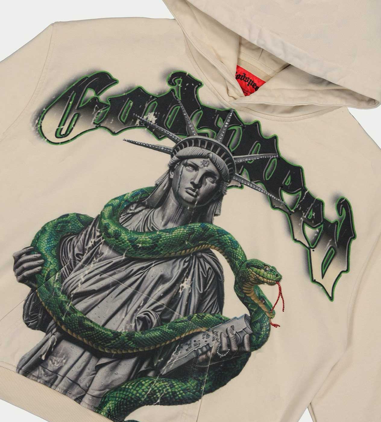 Godspeed Top 5 Slizzy VVS Hoodie Bone – Restock AR