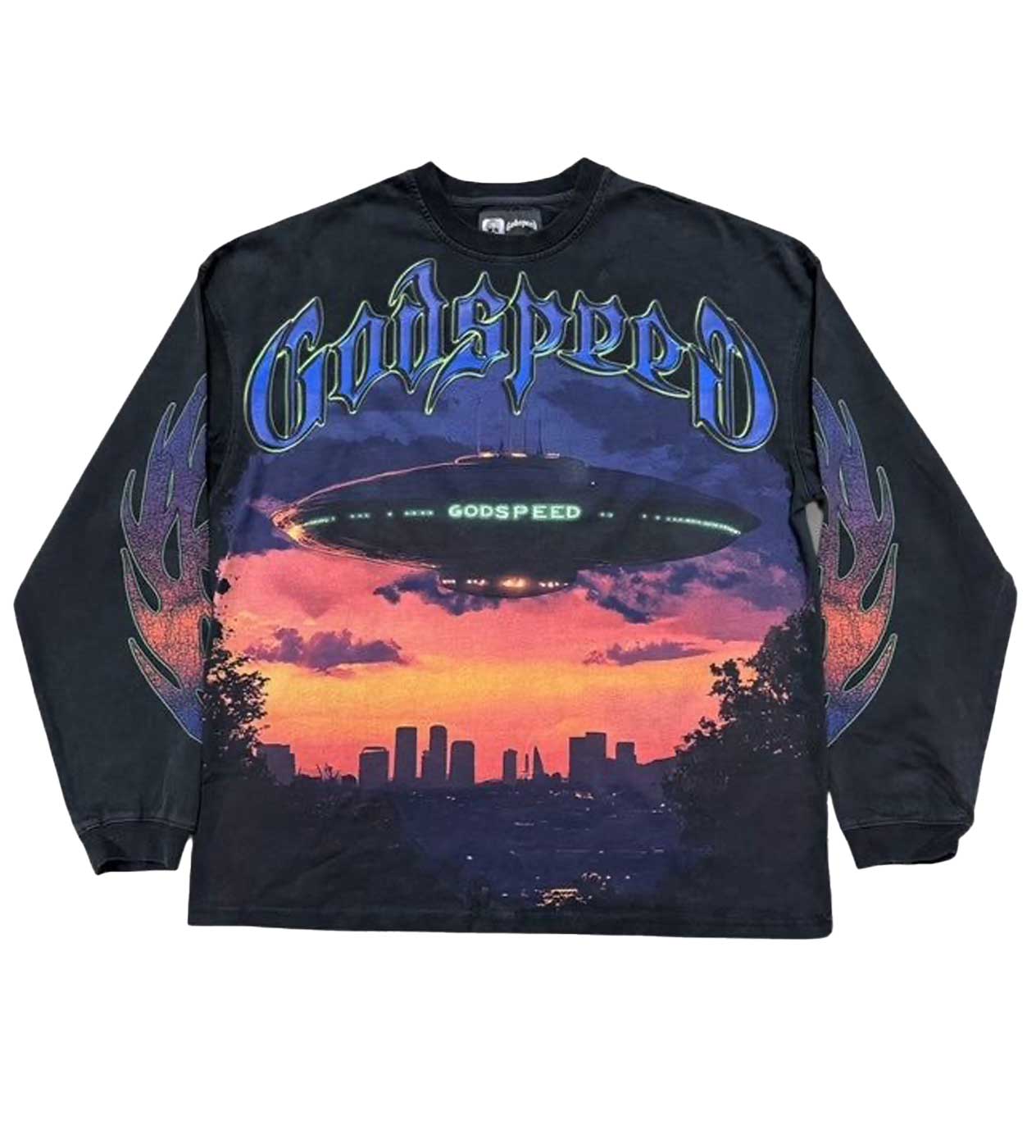 Godspeed U.A.P L/S Tee Black Wash