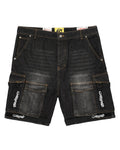 Godspeed Utility Denim Shorts Black