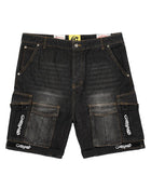 Godspeed Utility Denim Shorts Black