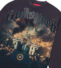 Godspeed V.O.D 2024 L/S Tee Navy Wash