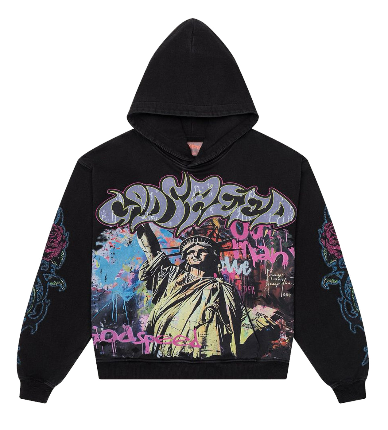 Godspeed Vandal Hoodie Washed Black