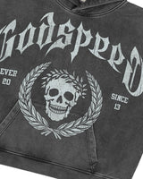 Godspeed Victor Crest Sweatsuit grey, sweatpants back view