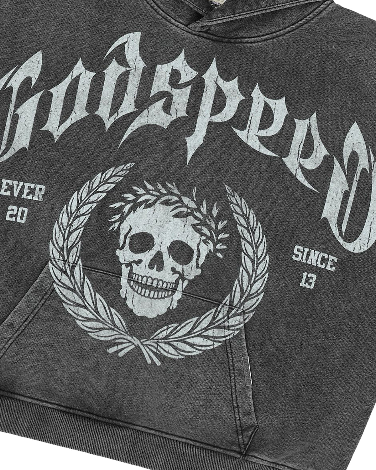 Godspeed Victor Crest Sweatsuit grey, sweatpants back view