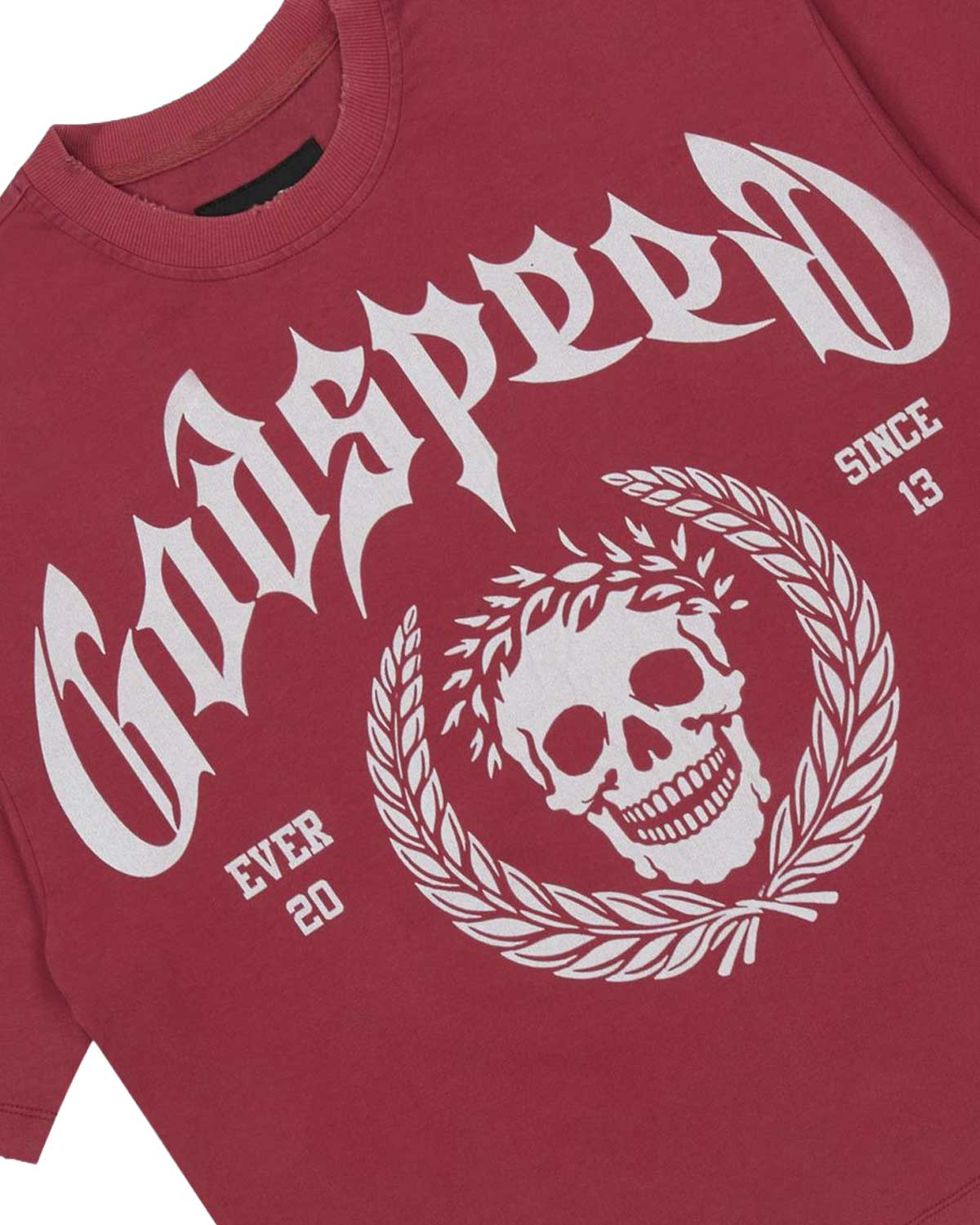 Godspeed Victor Crest Tee Red – Restock AR