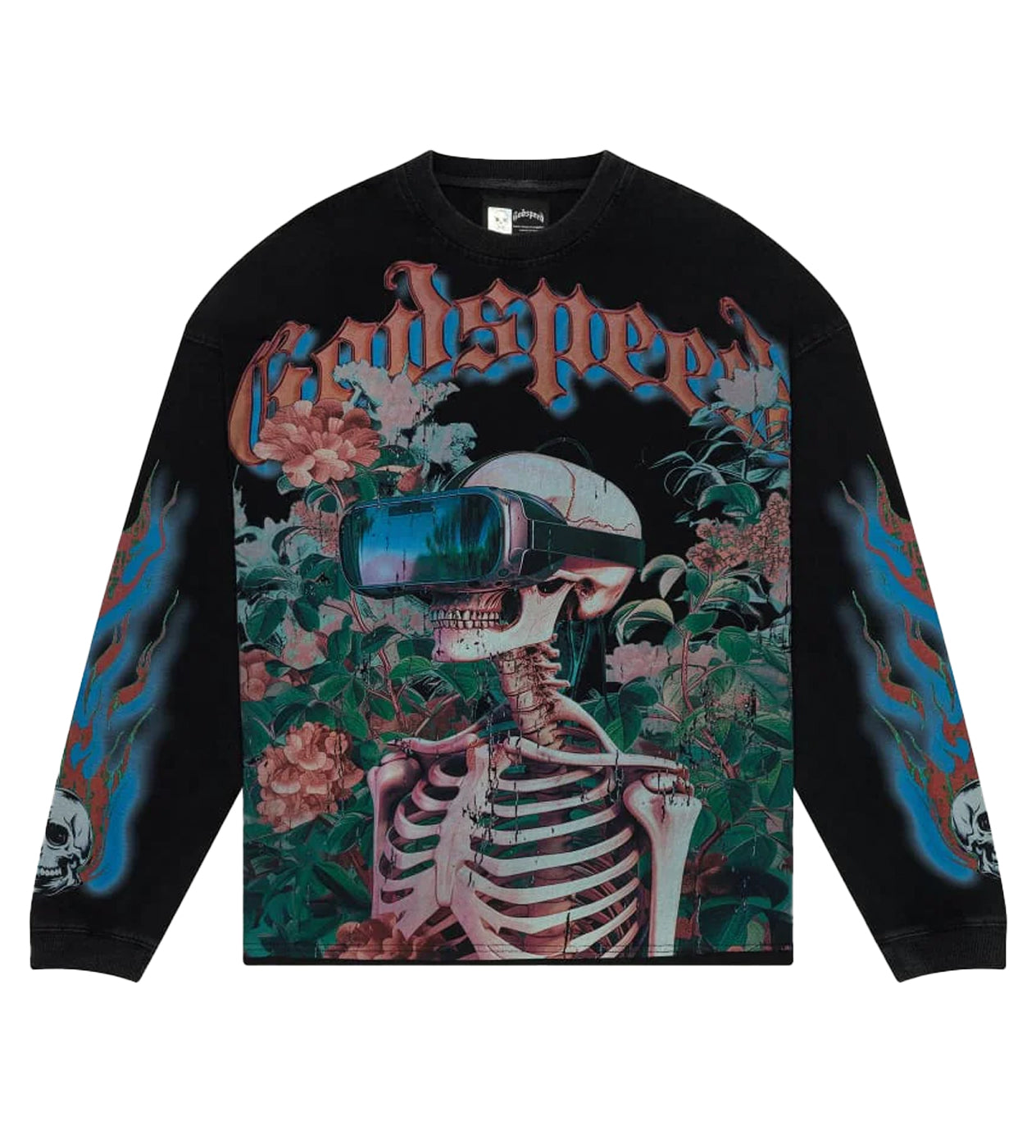 Godspeed Vision Flowers Thermal L/S Black