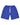 Godspeed Vital Terry Shorts NYK blue, royal blue French terry shorts with an orange Godspeed script, front view