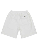 Godspeed Vital Terry Shorts NYK white, back view with a welt pocket