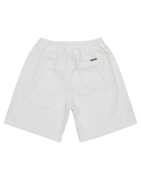 Godspeed Vital Terry Shorts NYK white, back view with a welt pocket