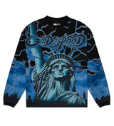 Godspeed Voltage L/S Tee Black/Blue