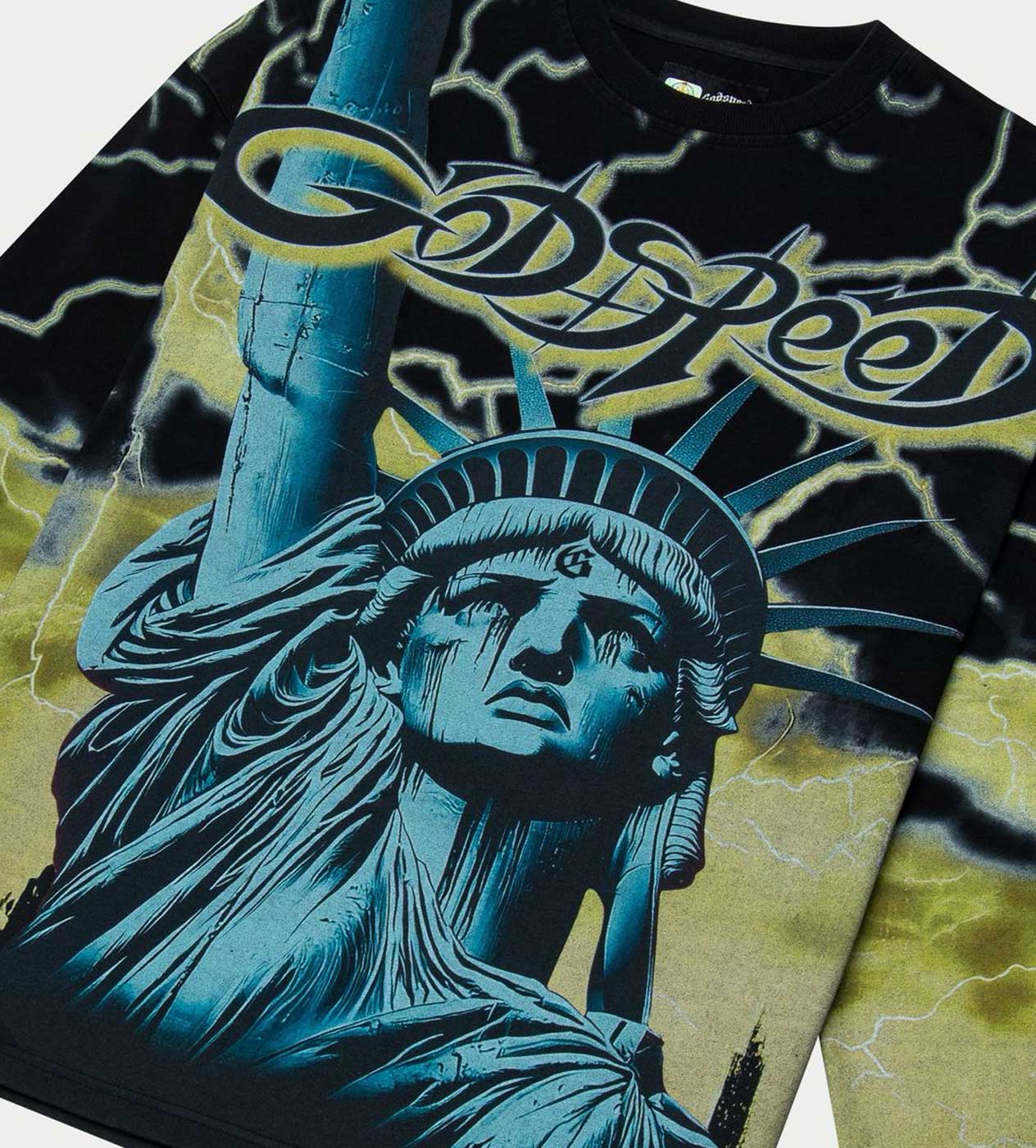 Godspeed Voltage L/S Tee Black/Yellow