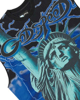 Godspeed Voltage Sleeveless Tee Black/Blue