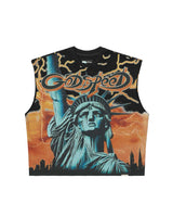 Godspeed Voltage Sleeveless Tee Black/Orange