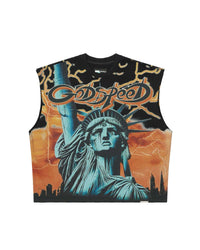 Godspeed Voltage Sleeveless Tee Black/Orange
