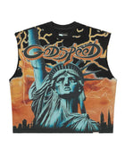 Godspeed Voltage Sleeveless Tee Black/Orange