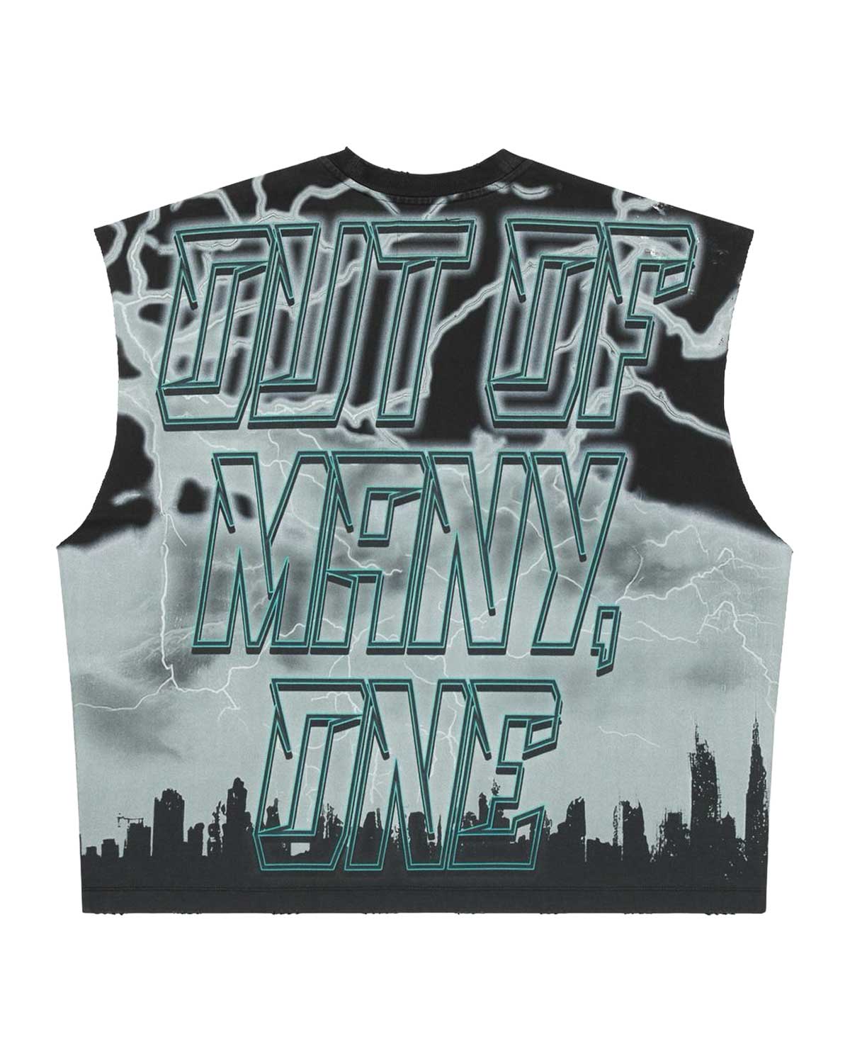 Godspeed Voltage Sleeveless Tee Black/ Wolf Grey
