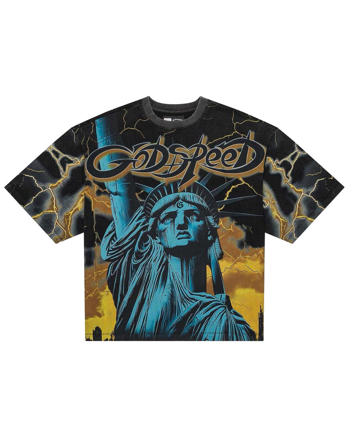 Godspeed Voltage Tee Black/Yellow – Restock AR