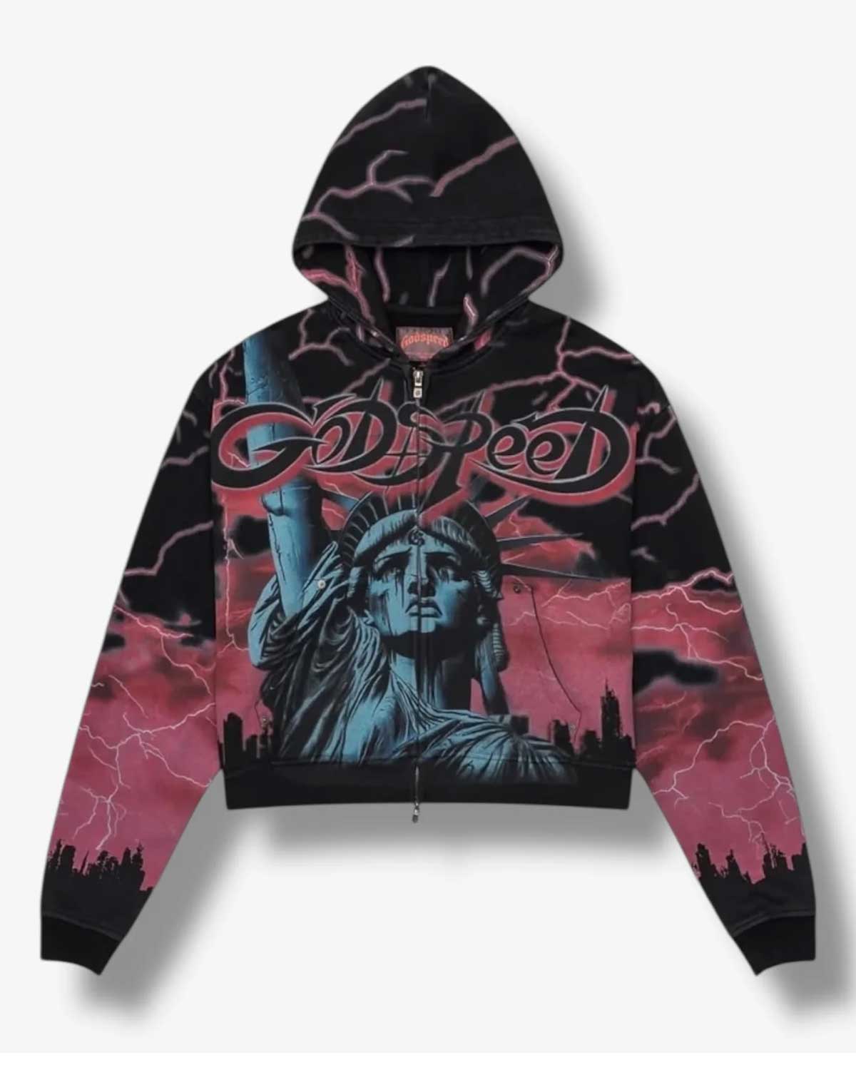 Godspeed Voltage Zip Hoodie Red