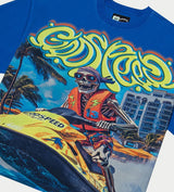 Godspeed Wave Runner Tee Royal Wash