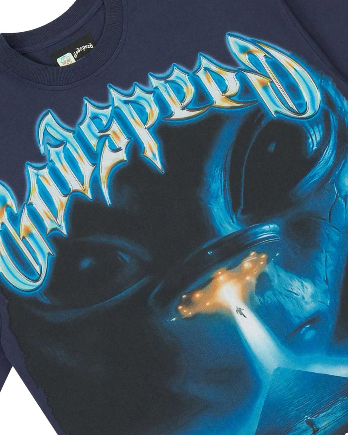 Godspeed ascension Tee Navy