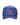 Godspeed x The Legacy Trucker Hat blue/orange, mesh-back trucker with orange LOX embroidery, front view