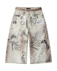 HMDD Banksy Shorts Cream