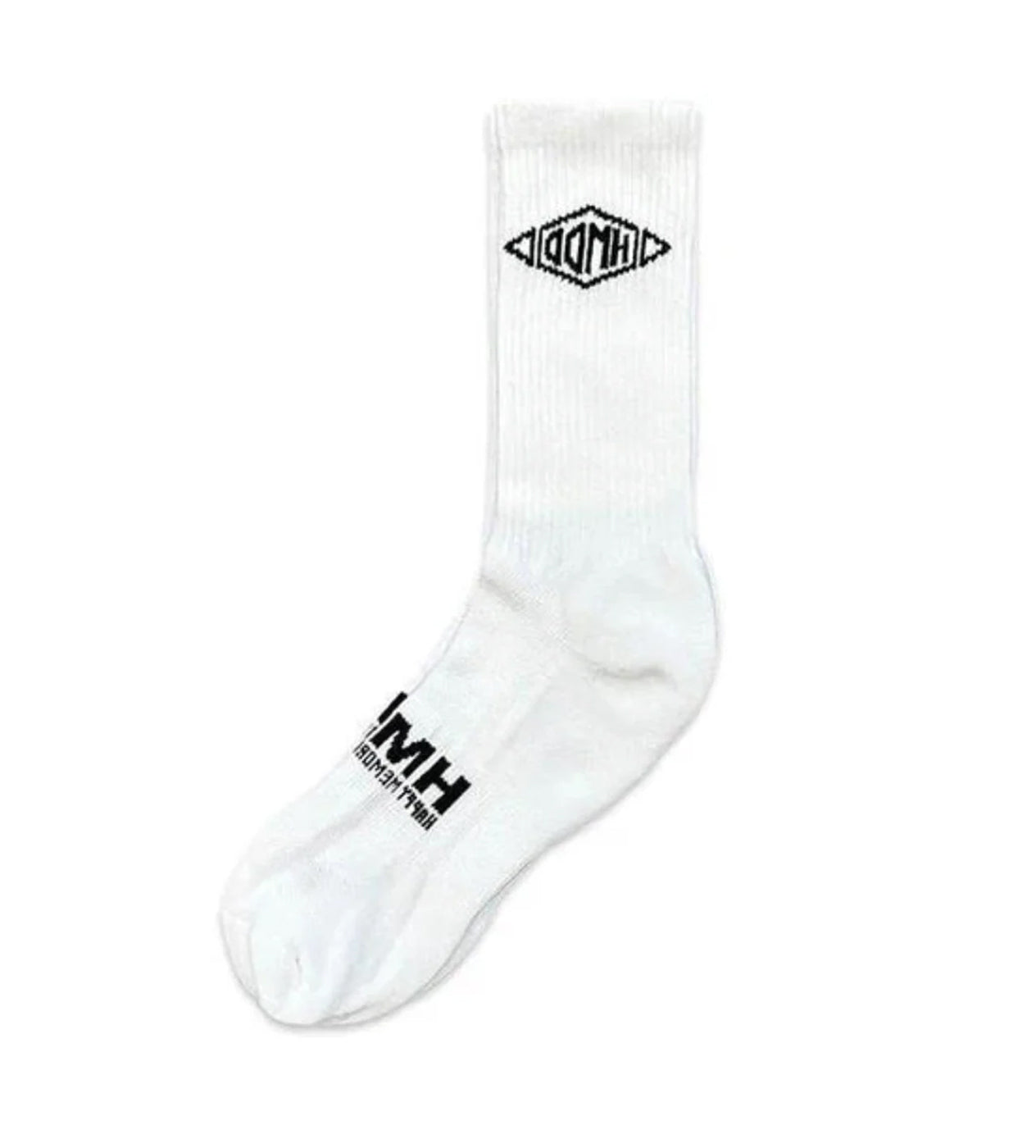 HMDD Crew Socks White